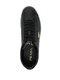PRADA Prada Men Lane Grained Leather Sneakers