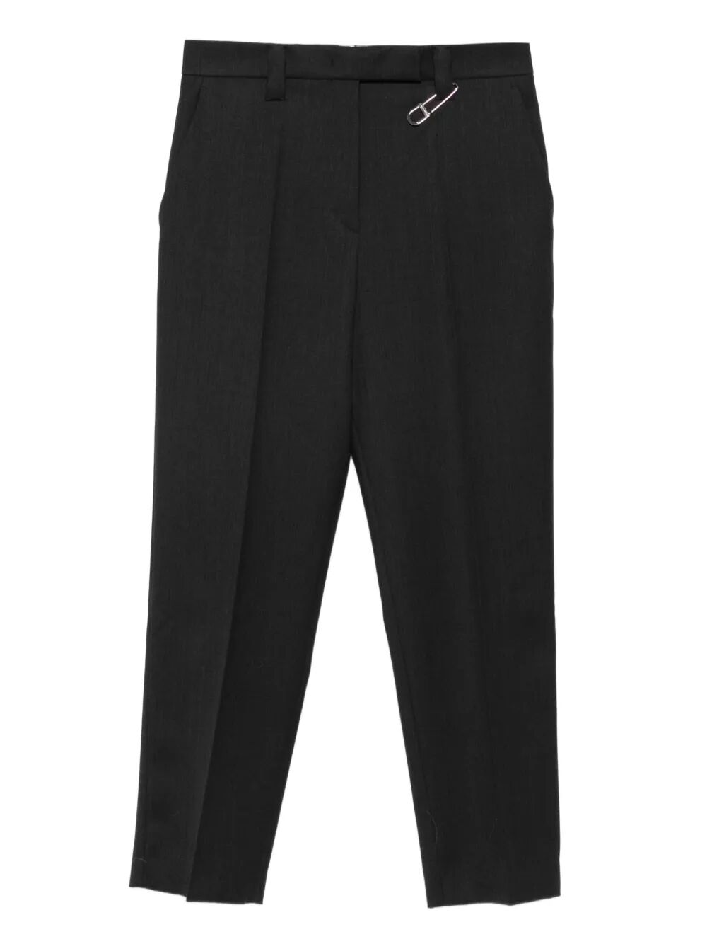 PRADA Safety-Pin Detail Wool Trousers Women