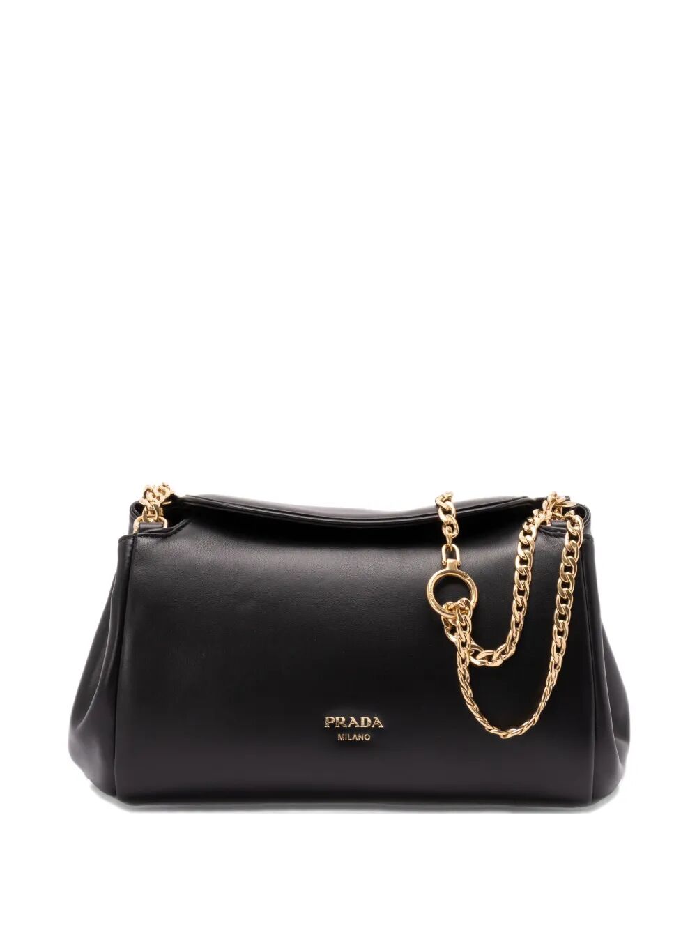 PRADA Tumulte Small Chain-Strap Leather Shoulder Bag Women