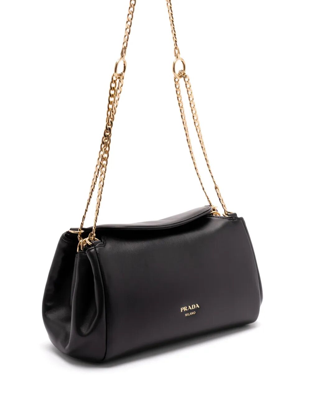 PRADA Tumulte Small Chain-Strap Leather Shoulder Bag Women
