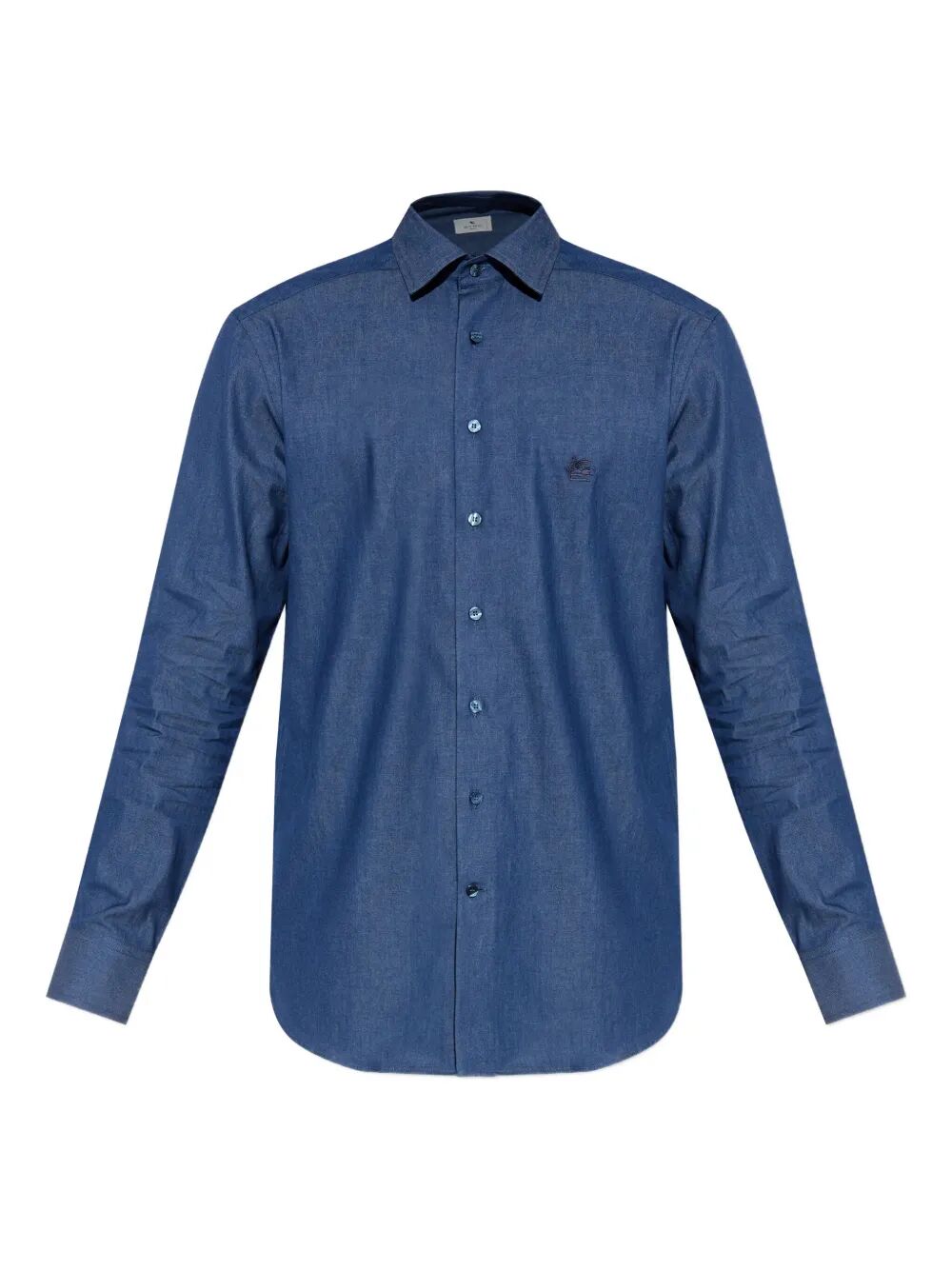 ETRO Embroidered Logo Cotton Shirt Women