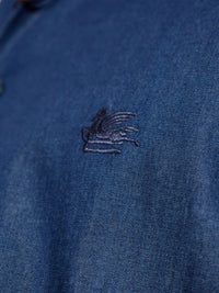 ETRO Etro Men Embroidered Logo Cotton Shirt