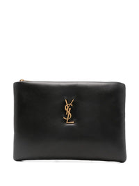 SAINT LAURENT PARIS Calypso Small Pouch In Lambskin Women