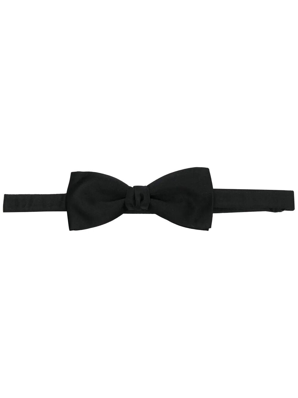SAINT LAURENT PARIS Yves Bow Tie In Silk Satin Women