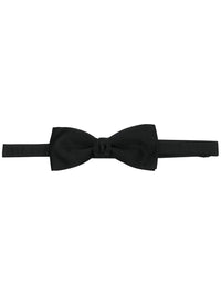 SAINT LAURENT PARIS Yves Bow Tie In Silk Satin Women