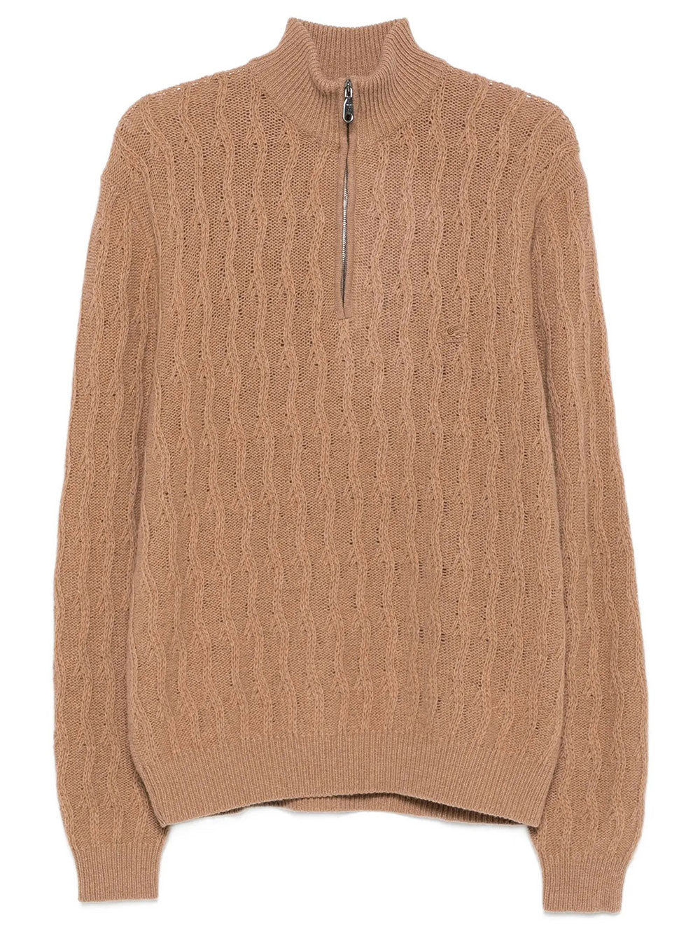 Etro Men Roma Cashmere Quarter-Zip Jumper