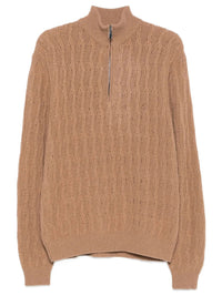 Etro Men Roma Cashmere Quarter-Zip Jumper