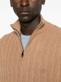 Etro Men Roma Cashmere Quarter-Zip Jumper