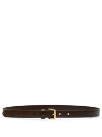 PRADA Prada Women Slim Leather Belt With Logo