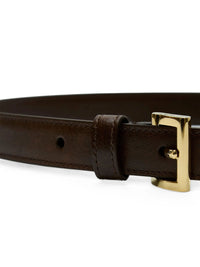 PRADA Prada Women Slim Leather Belt With Logo