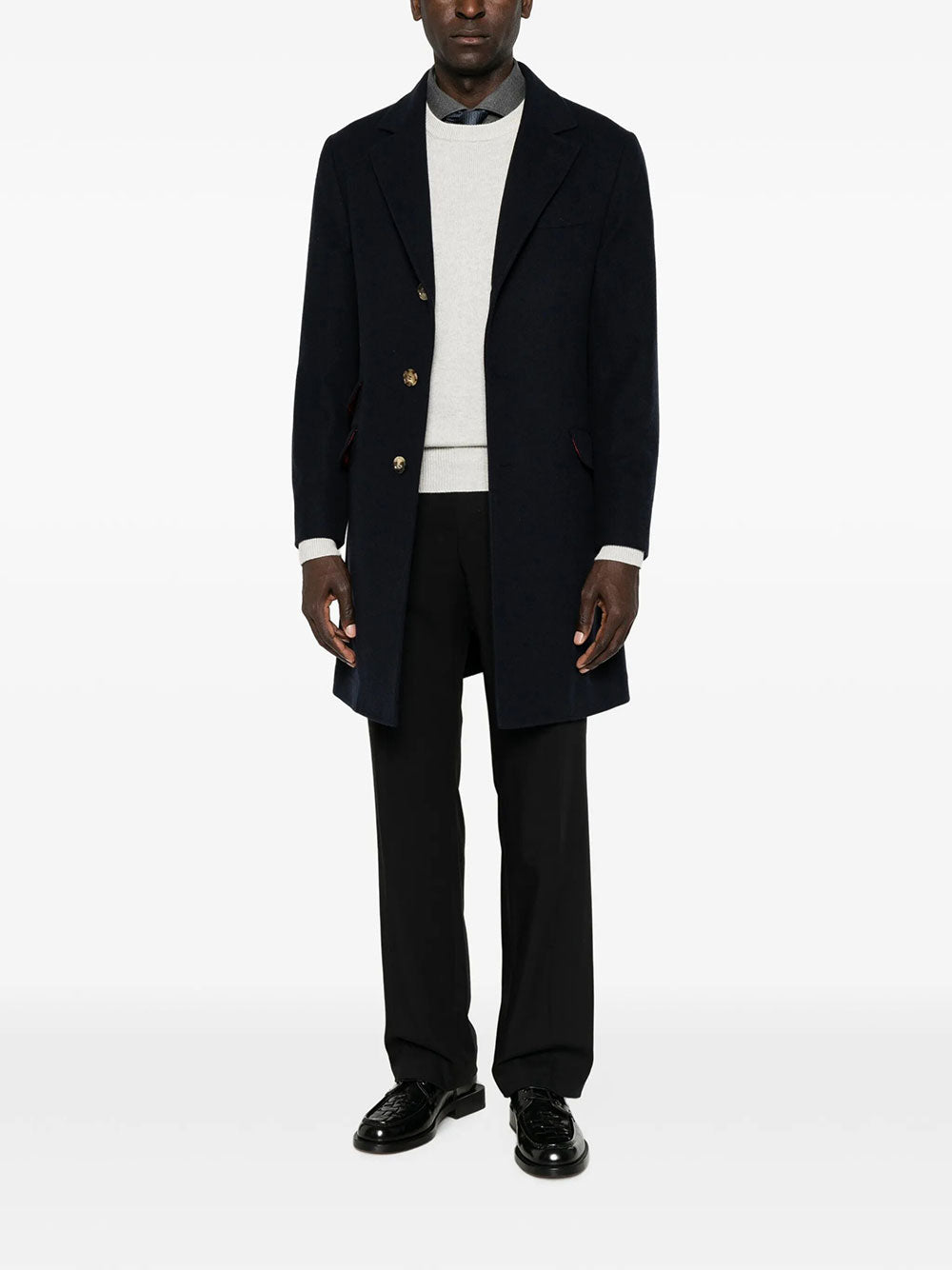 BRUNELLO CUCINELLI Brunello Cucinelli Men Cashmere Pullover With Patch