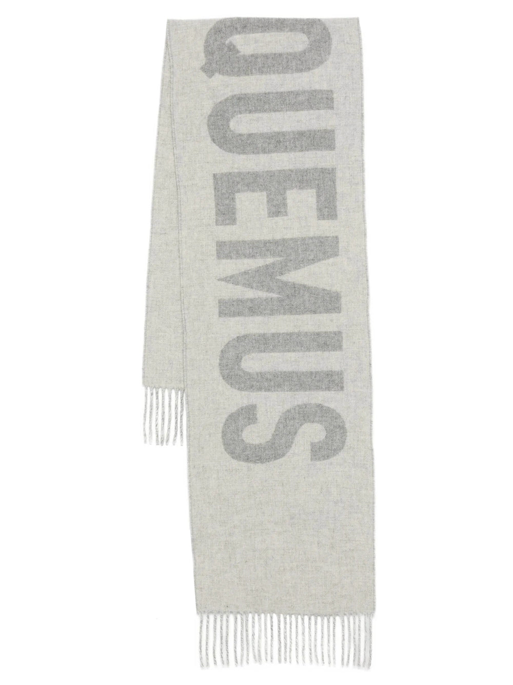 JACQUEMUS "L`Écharpe Jacquemus" In Lana Con Frange E Logo Women