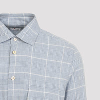 Kiton Flanel Shirt Men