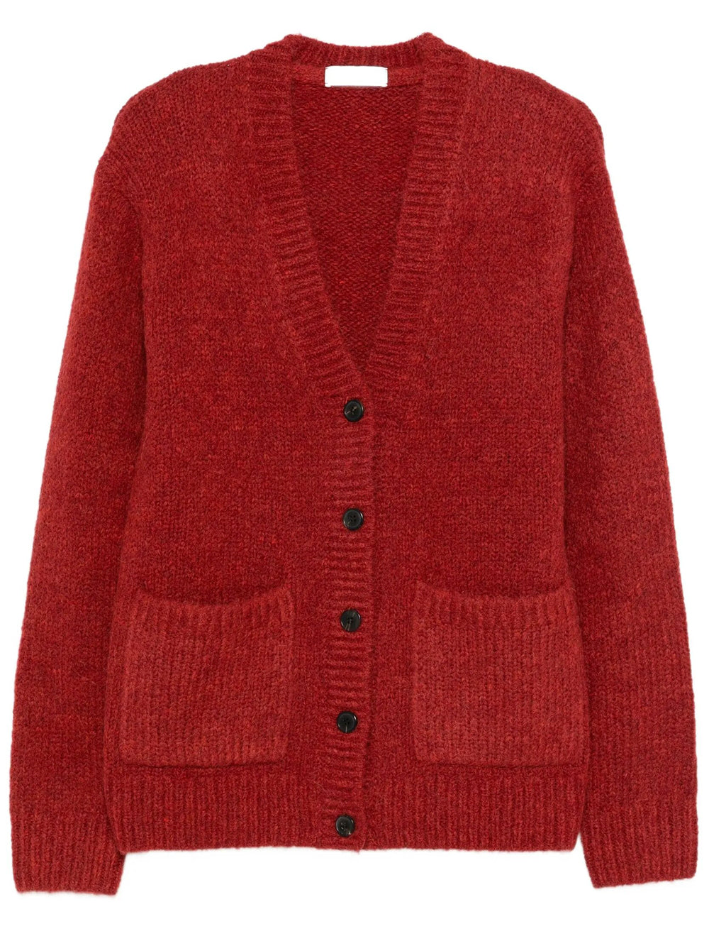 DRIES VAN NOTEN Cardigan In Misto Alpaca Con Scollo A V Women