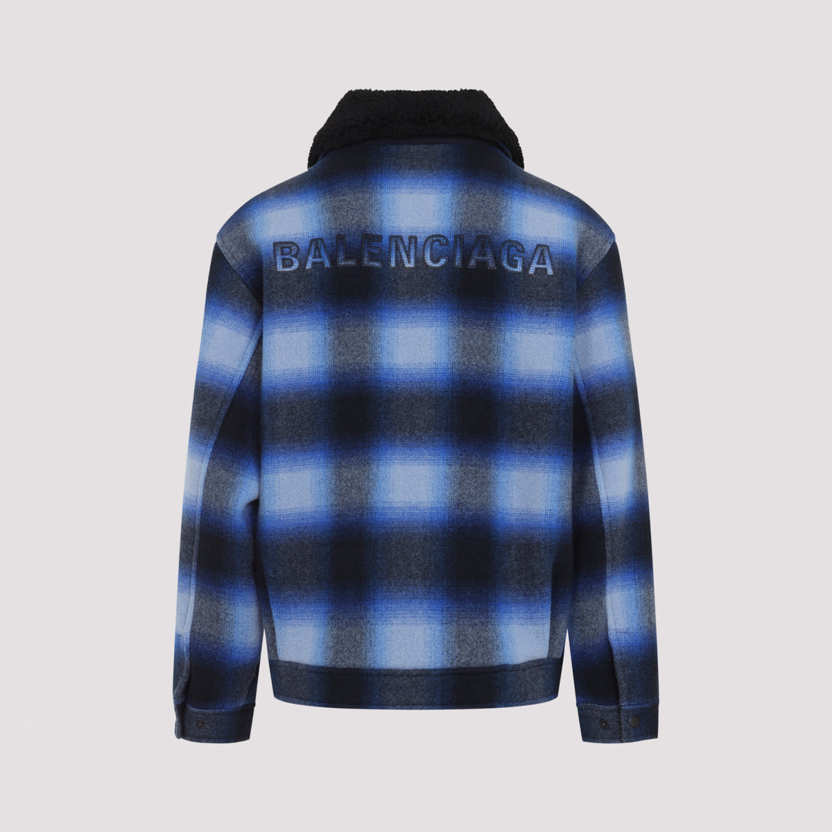 Balenciaga Flannel Bomber Jacket Men