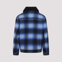 Balenciaga Flannel Bomber Jacket Men
