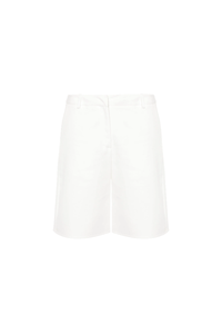 Valentino Garavani Valentino Twill Knee-Lenght Shorts Bianco 4B0Rd0G575Y_0Bo
