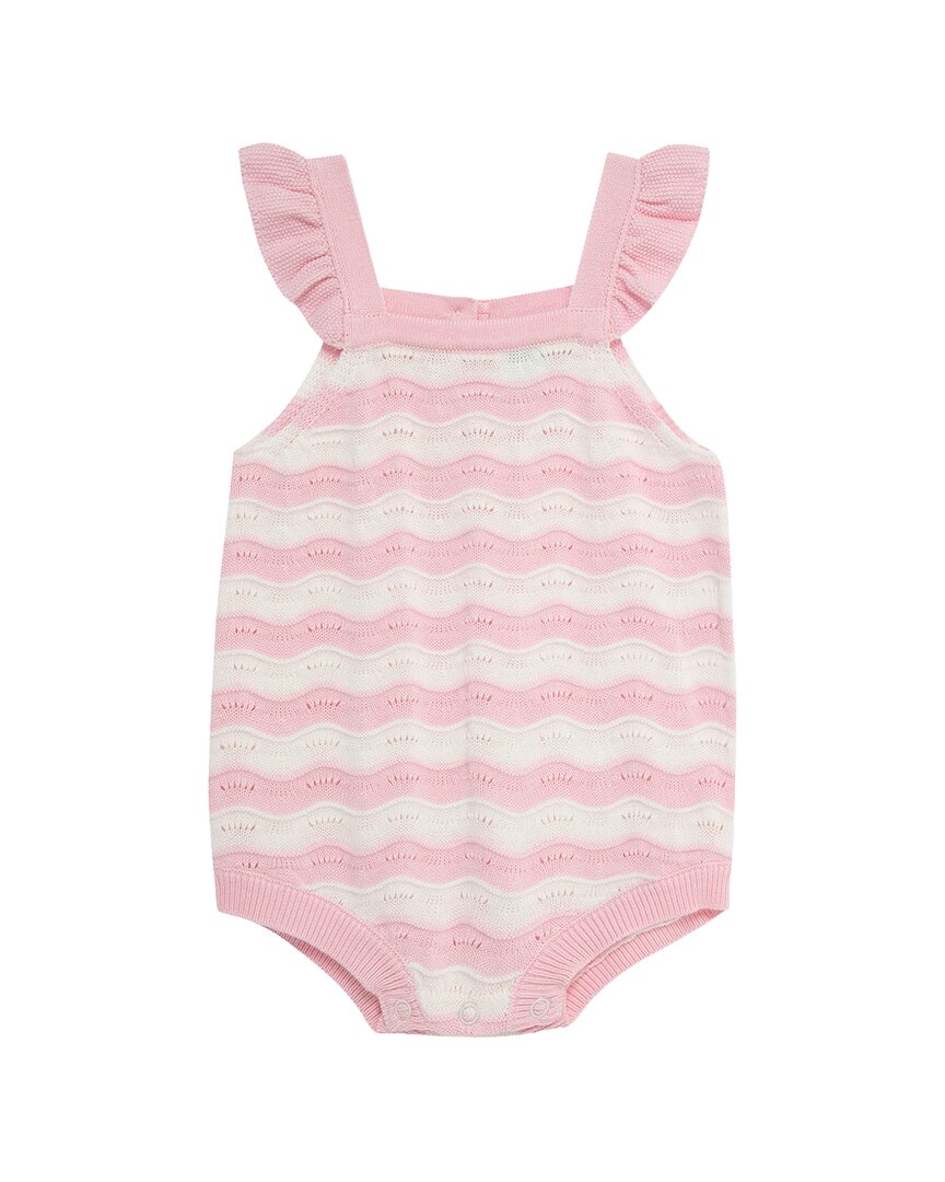 Little Me Curvy Stripe Bubble Onesie
