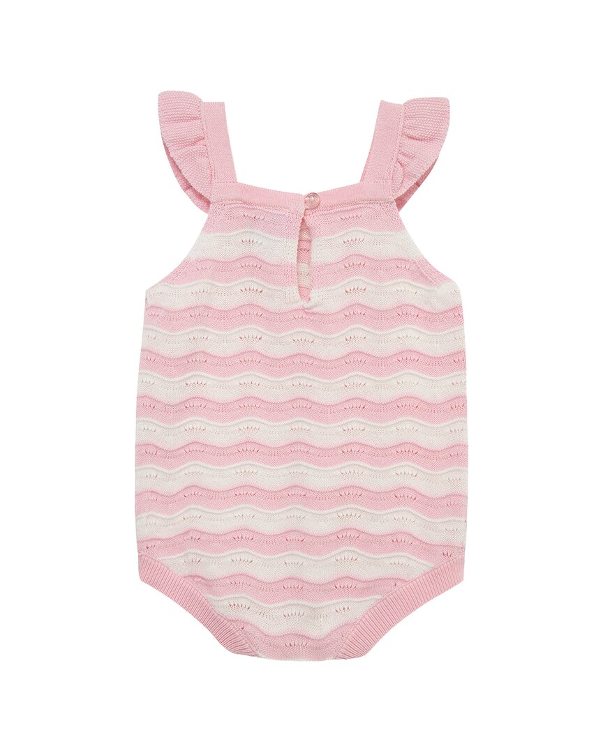 Little Me Curvy Stripe Bubble Onesie