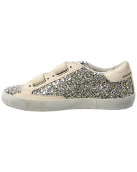 Golden Goose Old School Glitter & Leather Sneaker