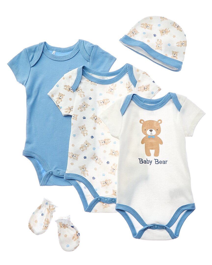 Quiltex 5Pc Baby Bear Layette Set