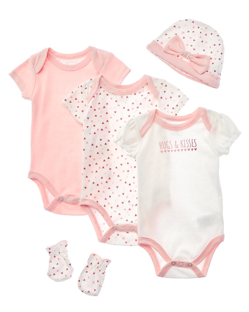 Quiltex 5Pc Hugs & Kisses Layette Set