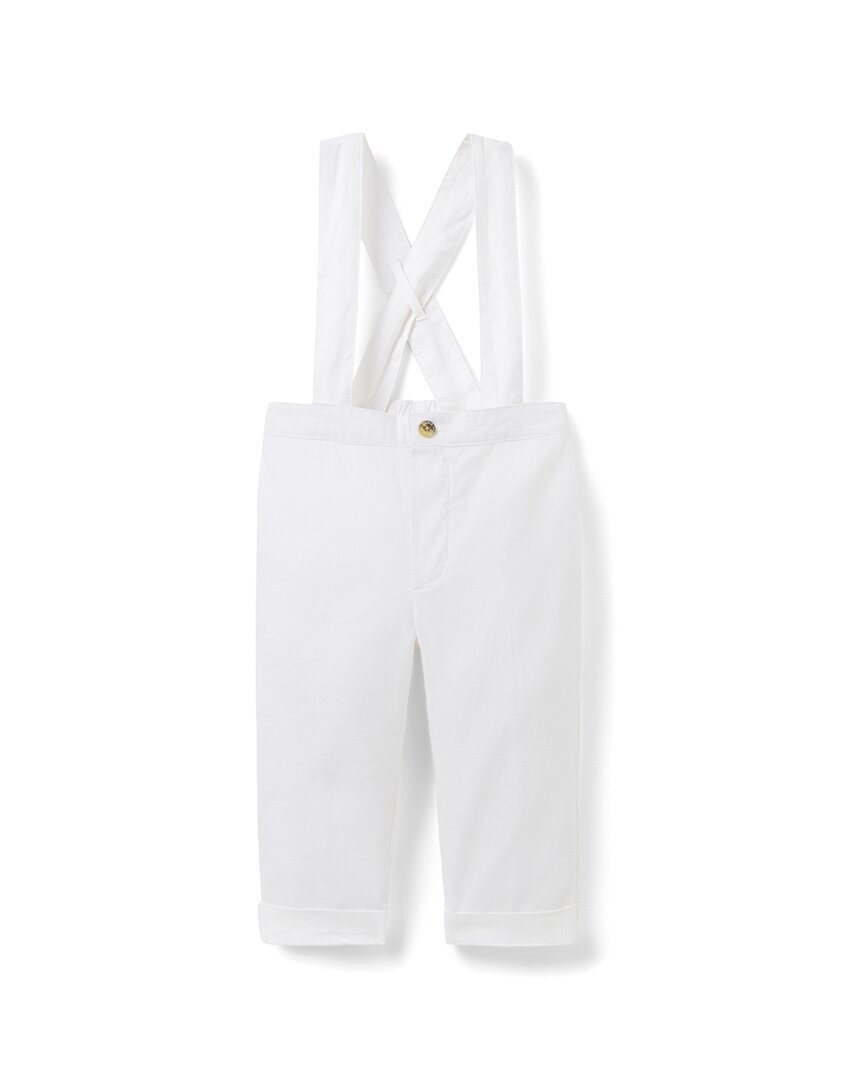 Janie And Jack Linen-Blend Suspender Pant