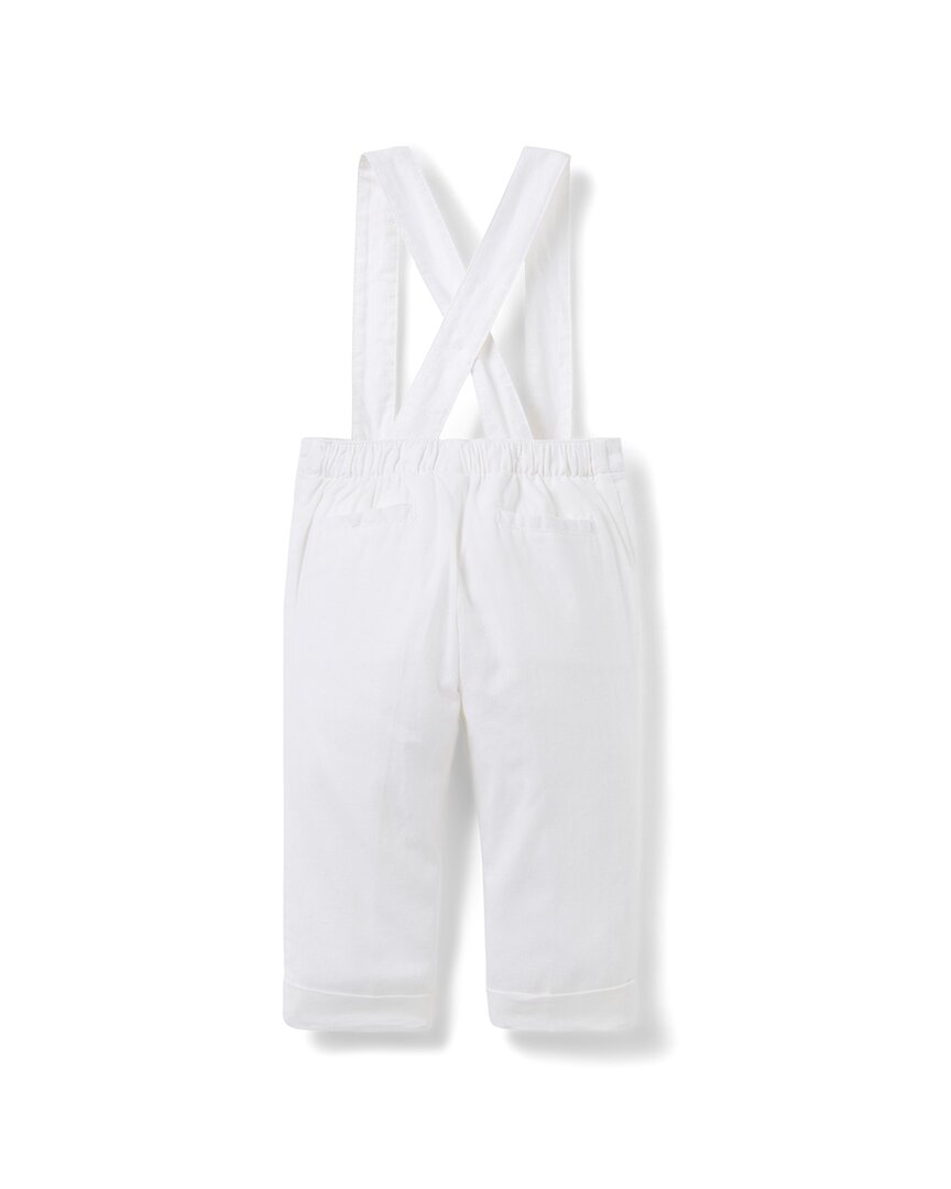 Janie And Jack Linen-Blend Suspender Pant