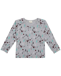 Turtledove London Hibernate Top Grey Multi