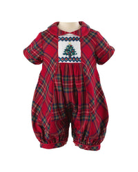 Rachel Riley Train Smocked Babysuit1