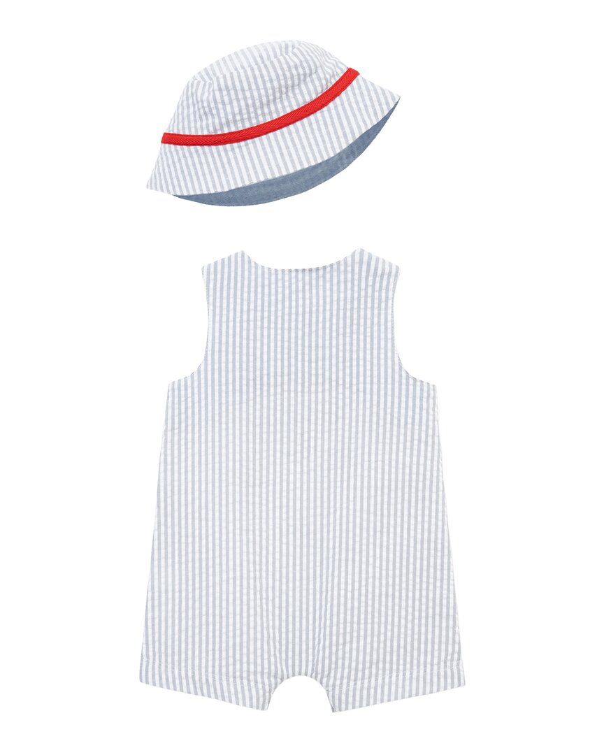 Little Me Baseball Sunsuit & Hat