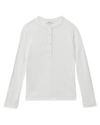 Reiss Button Through Jersey Top