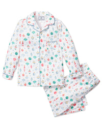 Petite Plume Pajama Set White Red One Size Fits All