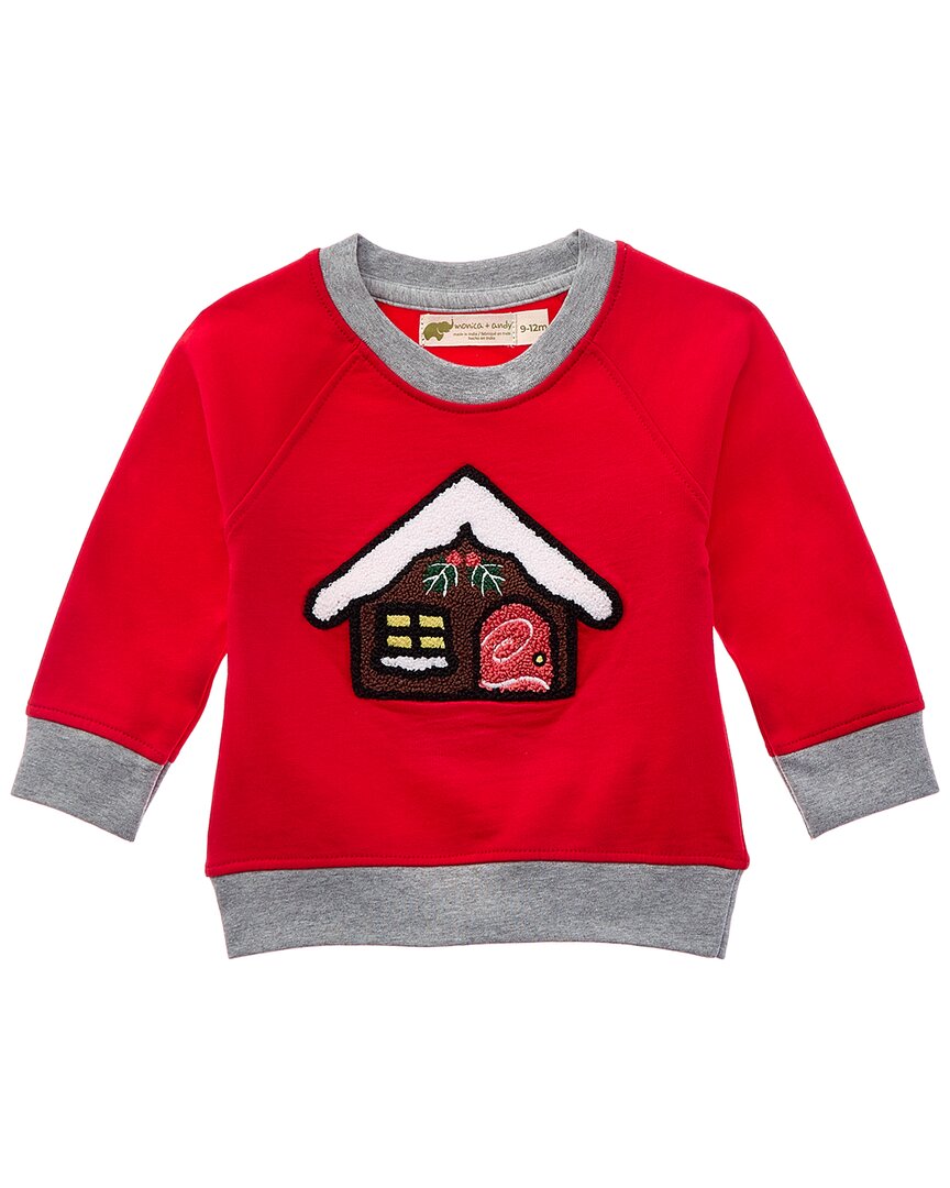 MONICA + ANDY Monica + Andy Embroidered Crewneck Sweatshirt