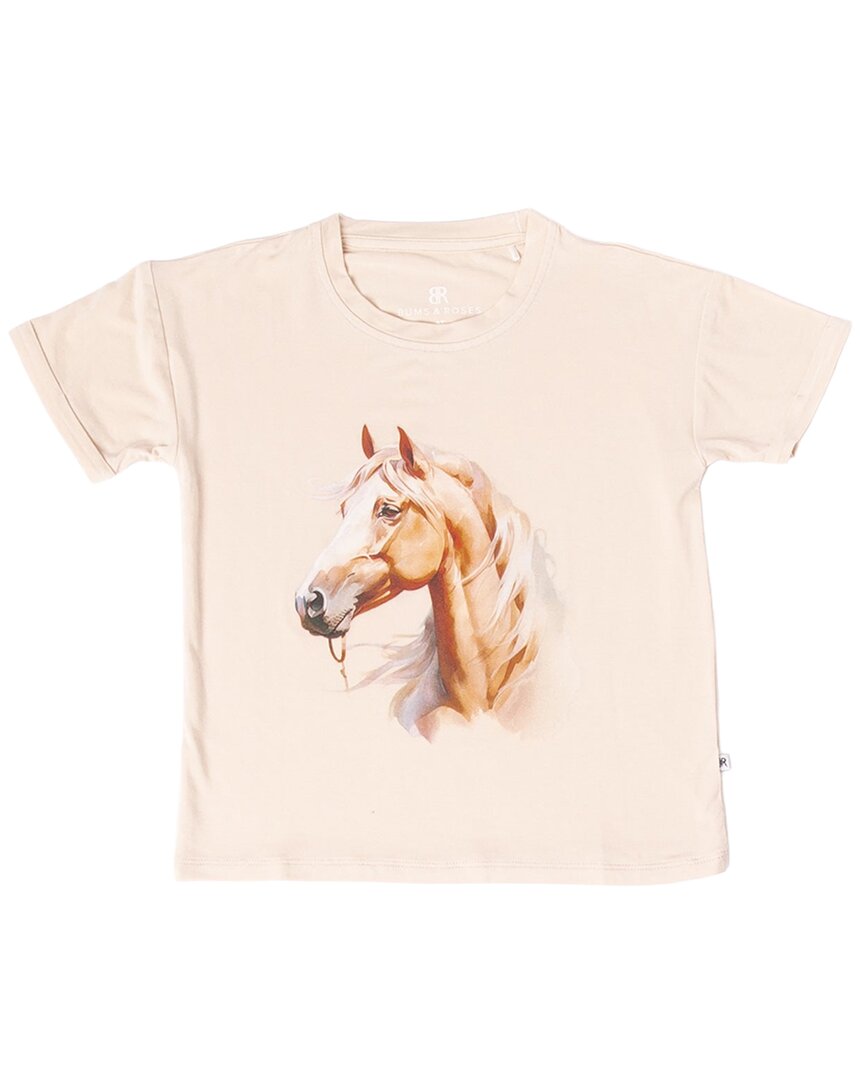 Bums & Roses Bums & Roses Horse Graphic T-Shirt