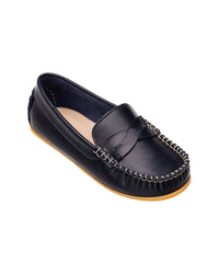 Elephantito Emil Leather Loafer Blue