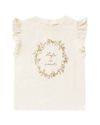 Rylee + Cru Collective Ruffled Tank