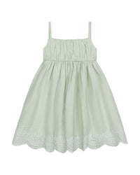 Hope & Henry Ruched Sleeveless Dress