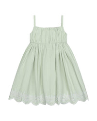 Hope & Henry Ruched Sleeveless Dress