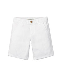 Hope & Henry Stretch Chino Short White