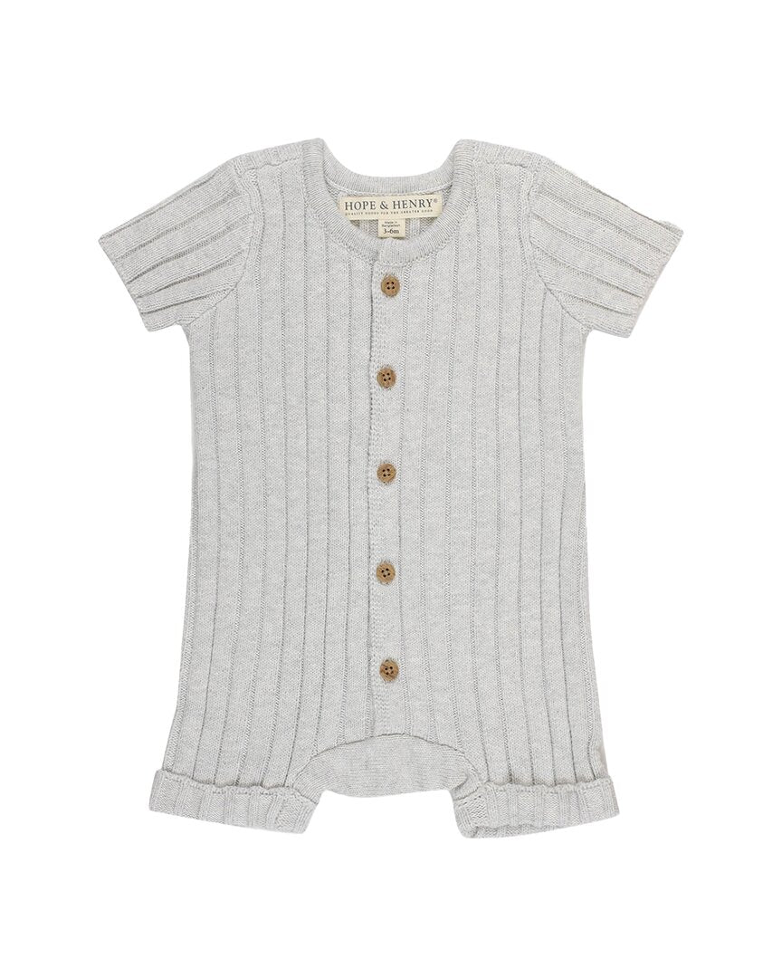 Hope & Henry Rib Sweater Romper