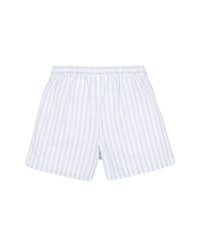 Hope & Henry Patch Pocket Pleated Linen-Blend Short