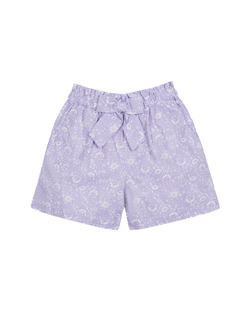 Hope & Henry Cinch Waist Linen-Blend Short