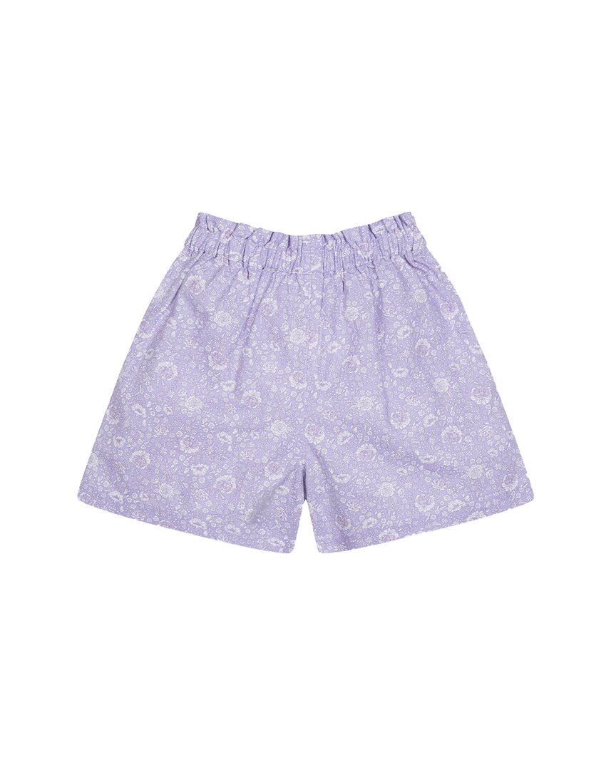 Hope & Henry Cinch Waist Linen-Blend Short