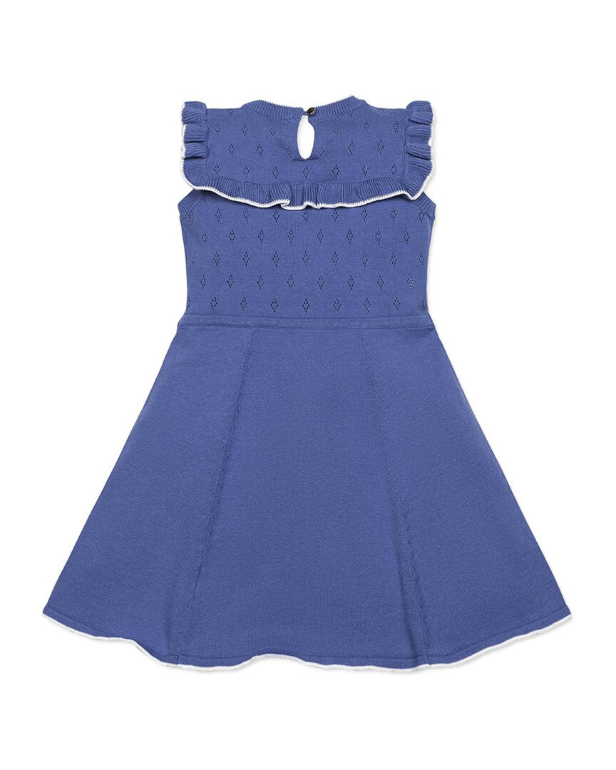 Hope & Henry Ruffle Yoke Sweaterdress