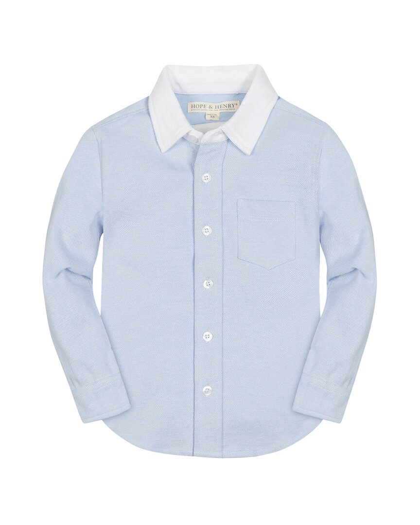 Hope & Henry Pique Button-Down Shirt