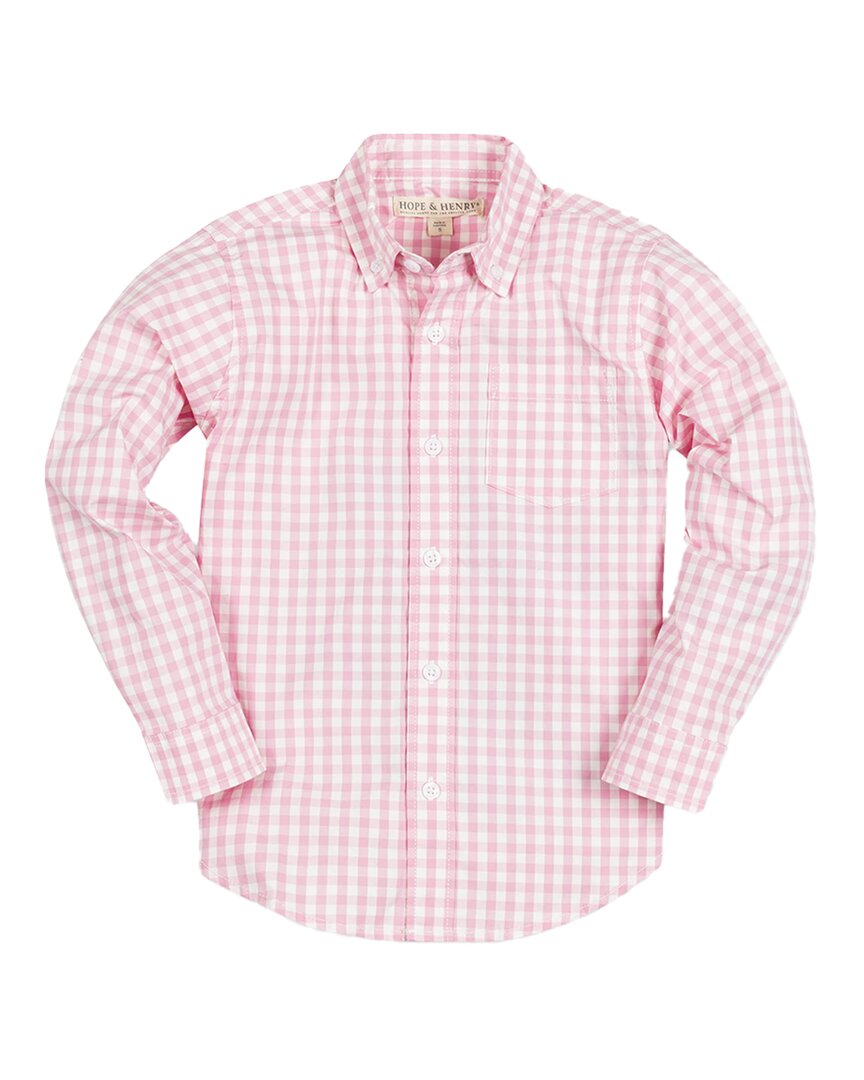 Hope & Henry Stretch Poplin Long Sleeve Shirt