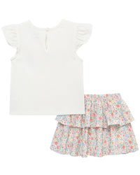 Little Me Garden Fashion Skort Set
