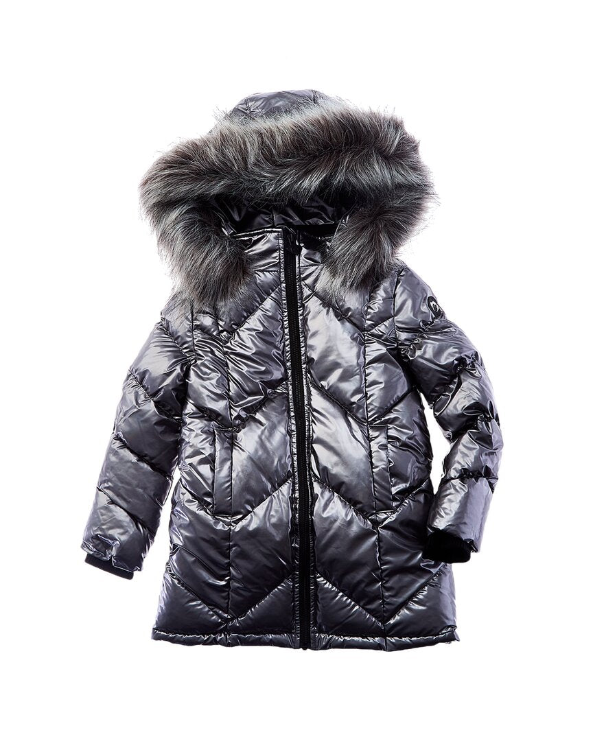 Appaman Nova Long Coat Silver 2T
