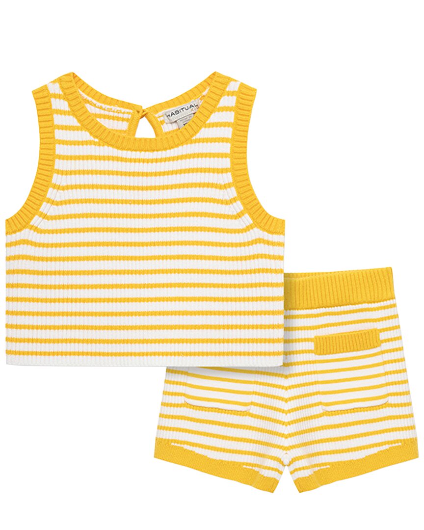 Habitual Habitual Novelty Knit Short Set